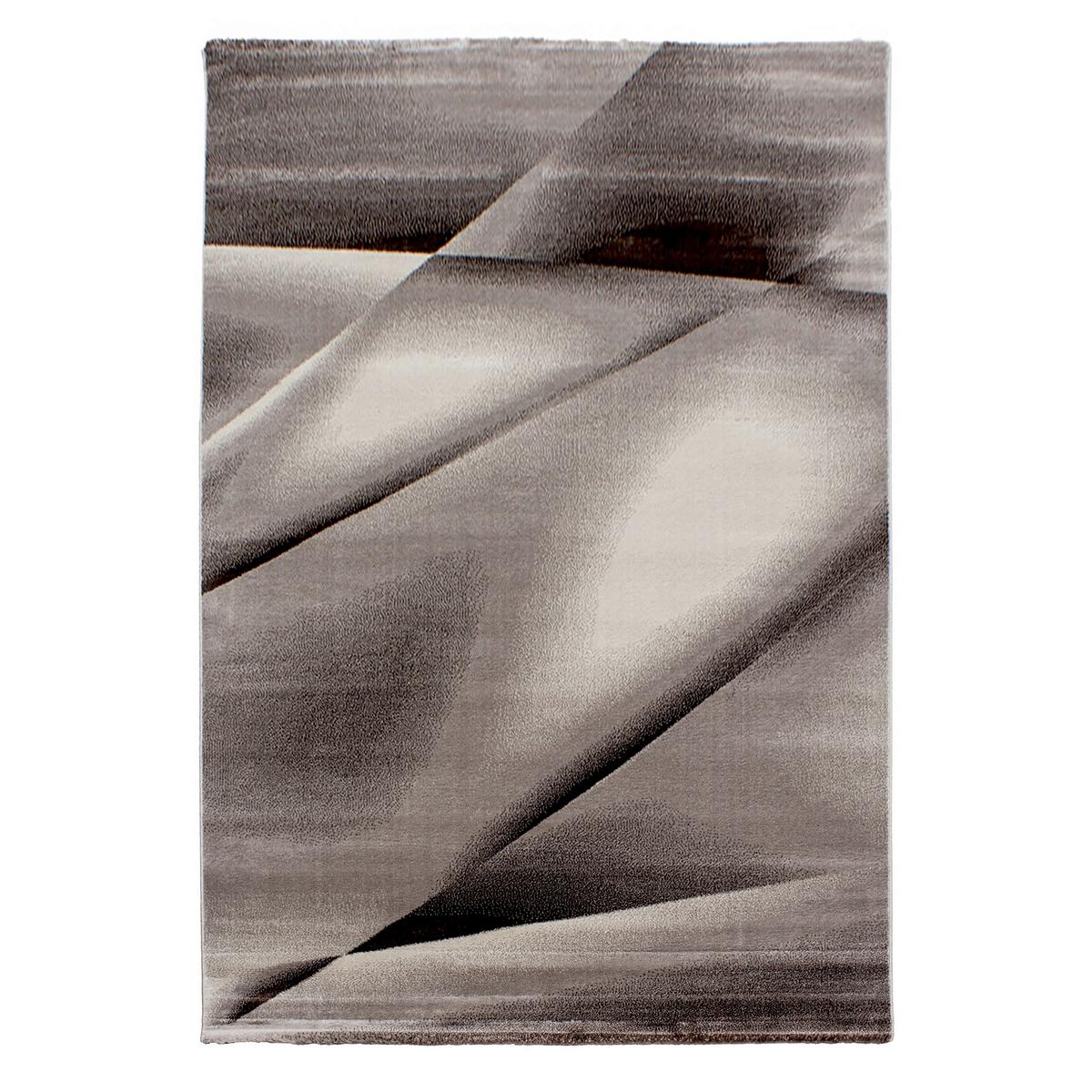 Flachwebeteppich Miami Braun ca. 140x200cm - Braun, Design, Textil (140/200cm) - Novel