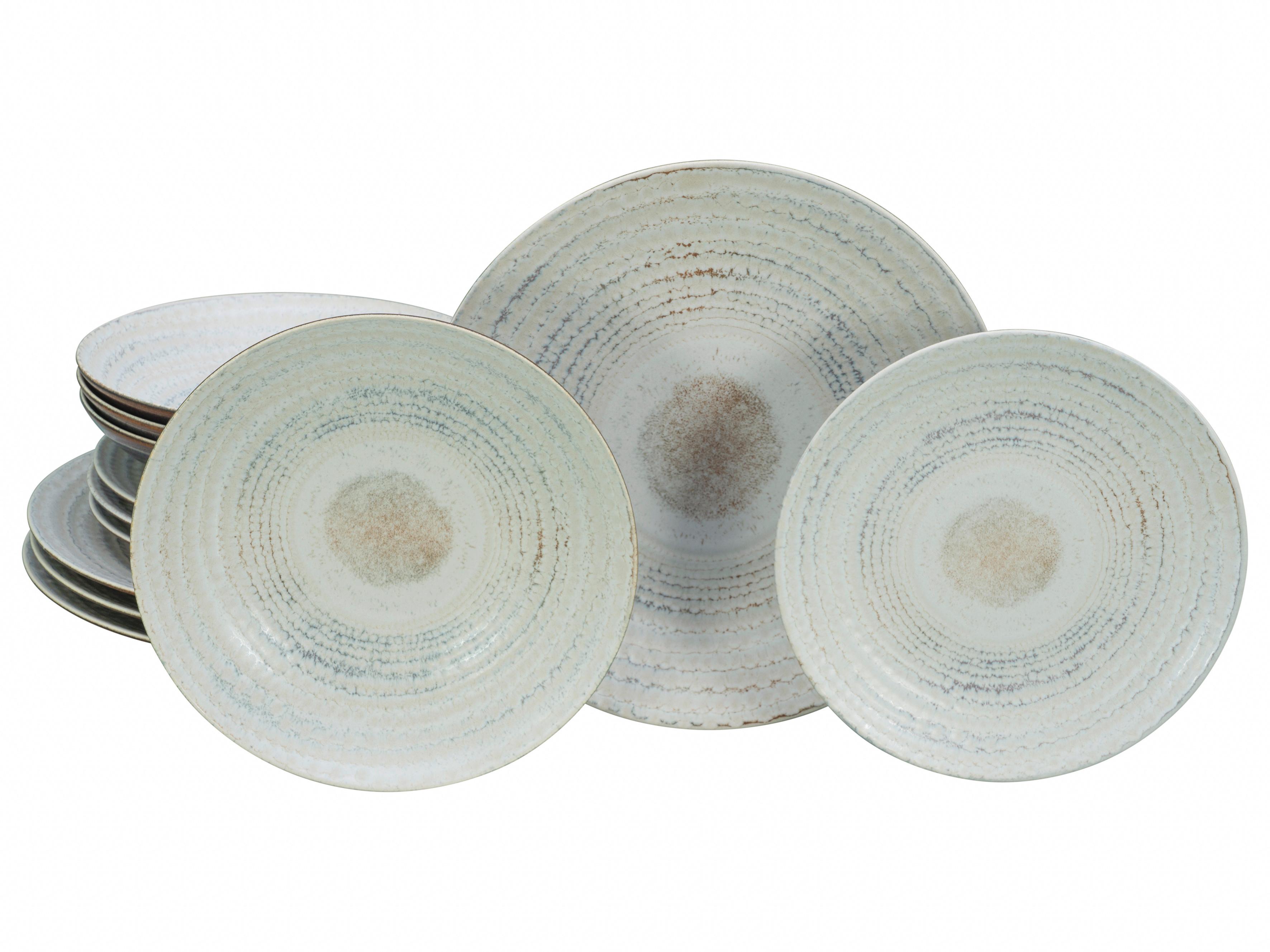 Jedilni Servis Neapel Offwhite, 12-Delni - krem barve, Basics, keramika - Creatable