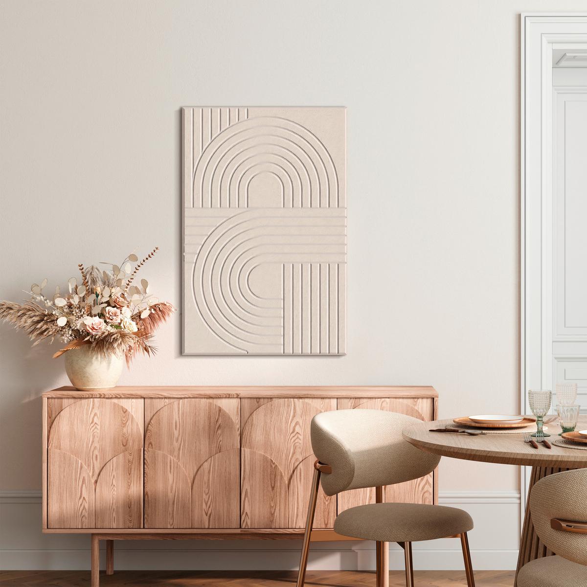 Akustični Panel Milla - bež, tekstil (60/90cm) - Mömax