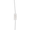 BORDSLAMPA FLOCK - vit/naturfärgad, Klassisk, metall/papper (27/50cm)