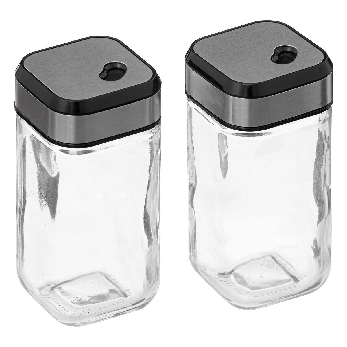 Solniță și piperniță Set Jars S/P - Basics (4,5/4,5/10cm)