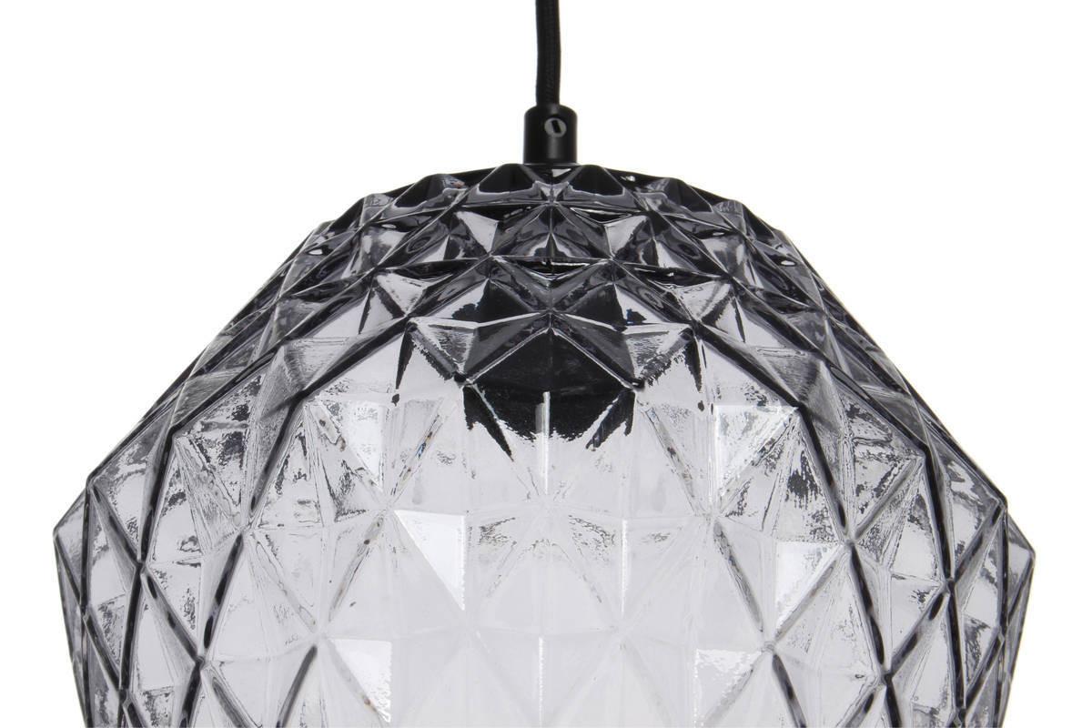 Hängeleuchte Hängelampe Lumi - Grau, Trend, Glas (20/27/20cm) - Kayoom
