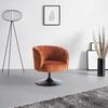 SNURRSTOL GIRO -TREND- - svart/terrakotta, Modern, metall/textil (67/68/73cm) - Premium Living