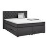 Boxspringbett Chester Anthrazit ca. 160x200cm - Anthrazit/Schwarz, Holzwerkstoff/Kunststoff (160/200cm) - Mömax