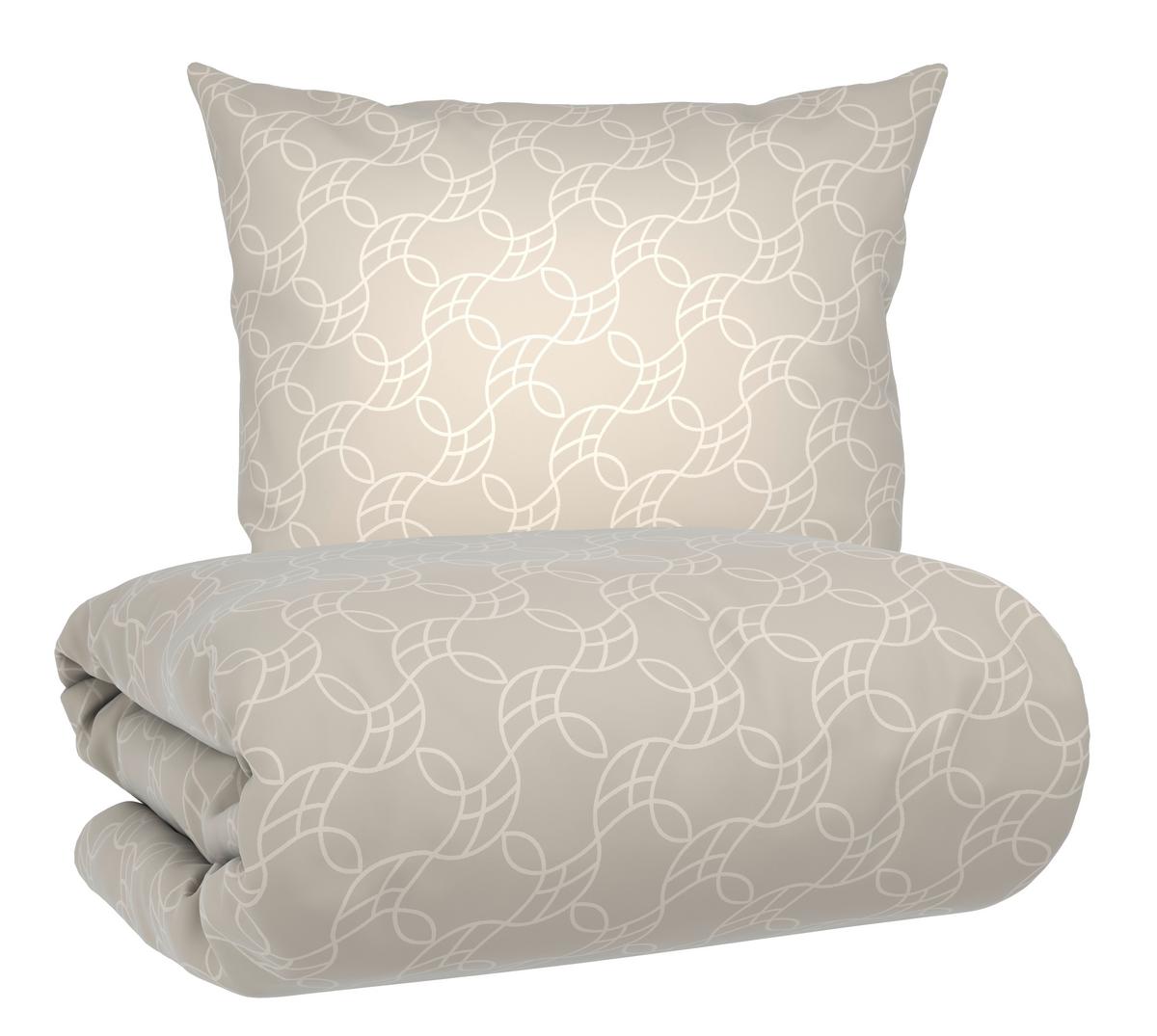 Bettwäsche Arc Naturfarben ca. 135x200cm - Naturfarben, ROMANTIK / LANDHAUS, Textil (135/200cm) - Mömax