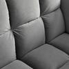 BÄDDSOFFA CORA - grå/naturfärgad, Modern, trä/textil (214/92/81cm) - Bessagi Home