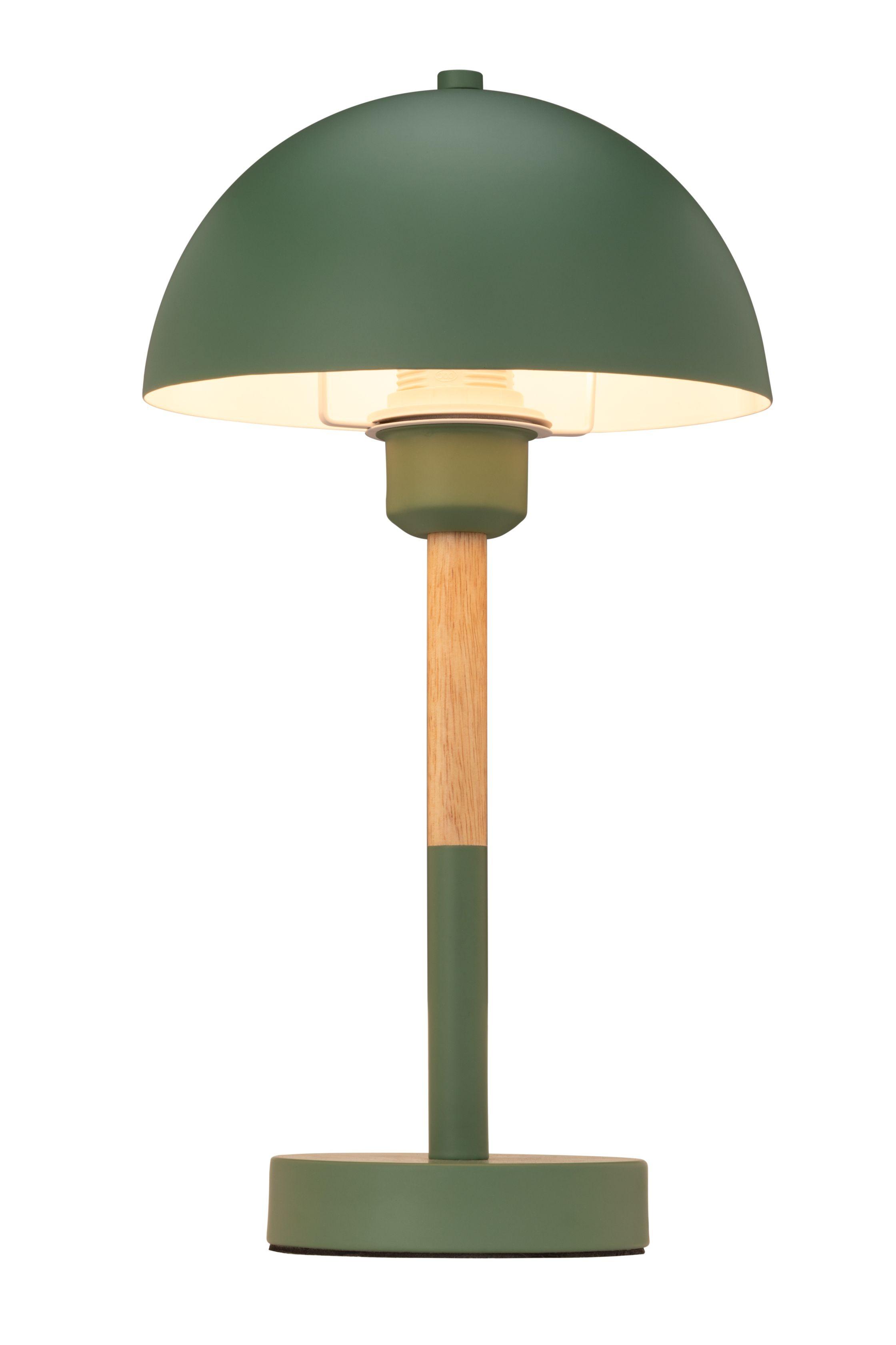 LAMPA STOŁOWA SANTA CLARITA *SBN* - zielony/kolor naturalny, Konventionell, metal/drewno (20/38cm) - Novel
