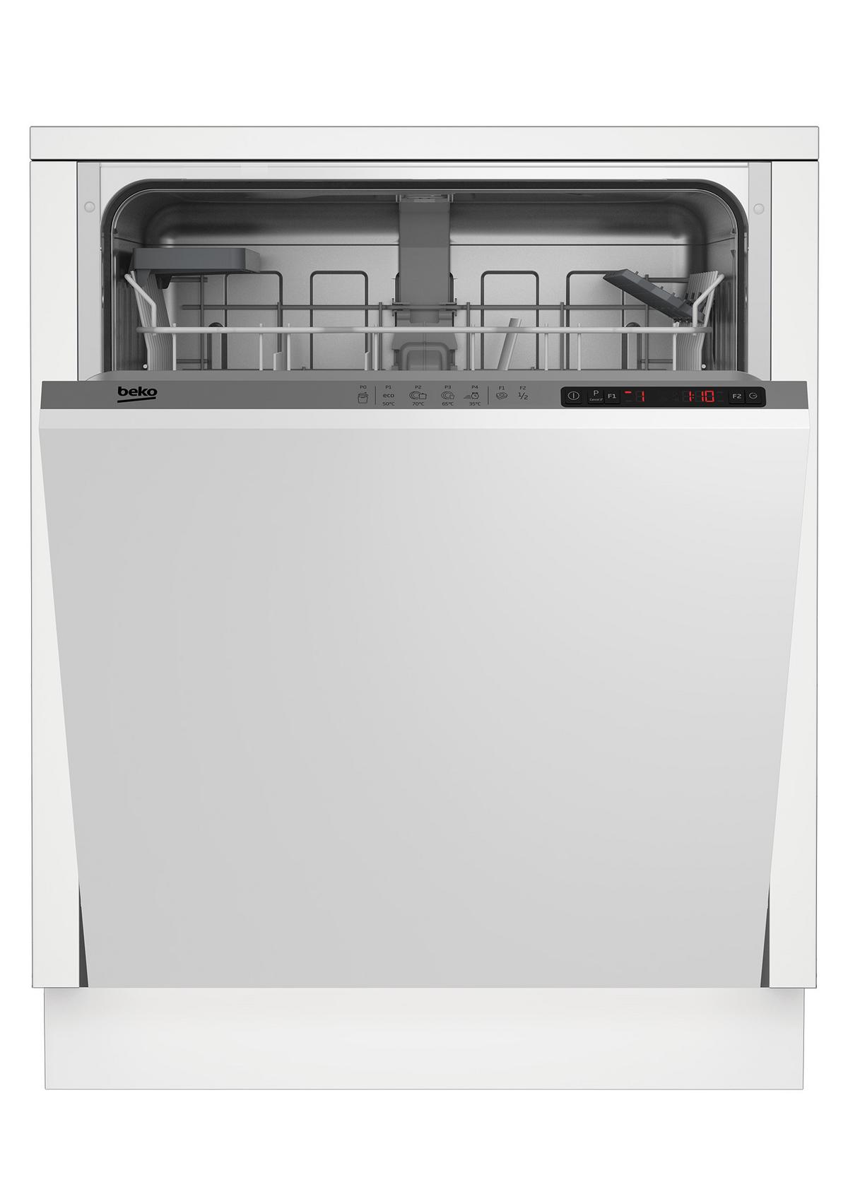 Küchenblock Belluna m. Geräten Weiß - Eiche dunkel/Alufarben, Basics, Holzwerkstoff/Kunststoff (255cm) - MID.YOU