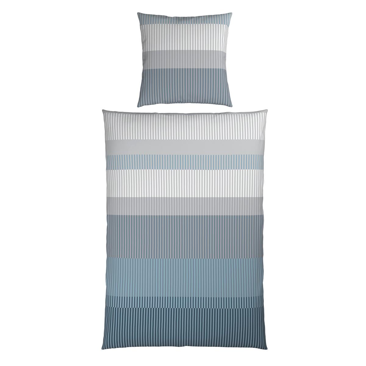 Bettwäsche Hannes Graublau ca. 135x200cm - Graublau, Textil (135/200cm) - Mömax