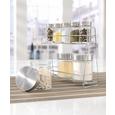 Raft Condimente Eleonore - clar/culoare inox, Konventionell, sticlă/metal (27,3/9,6/23cm) - Modern Living Raft Condimente Eleonore - clar/culoare inox, Konventionell, sticlă/metal (27,3/9,6/23cm) - Modern Living