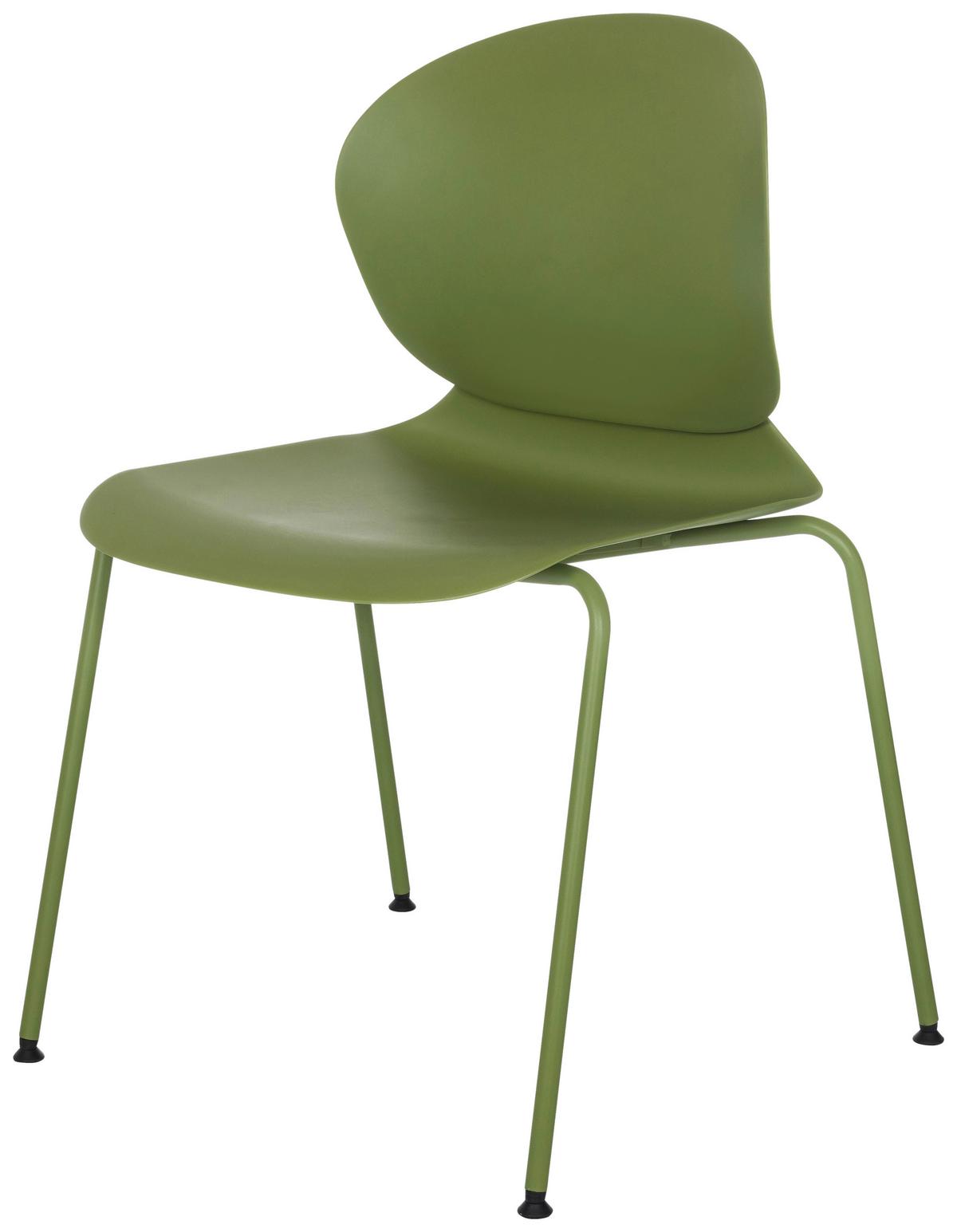Konferenčni Stol T36 Vi, Zelena - zelena, Moderno, kovina/umetna masa (56/80/54cm) - MID.YOU