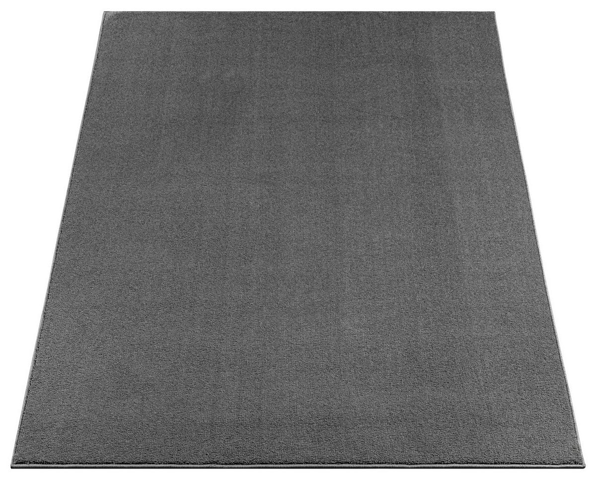 Webteppich Susi in Anthrazit ca. 100x150cm - Anthrazit, KONVENTIONELL, Textil (100/150cm) - Based