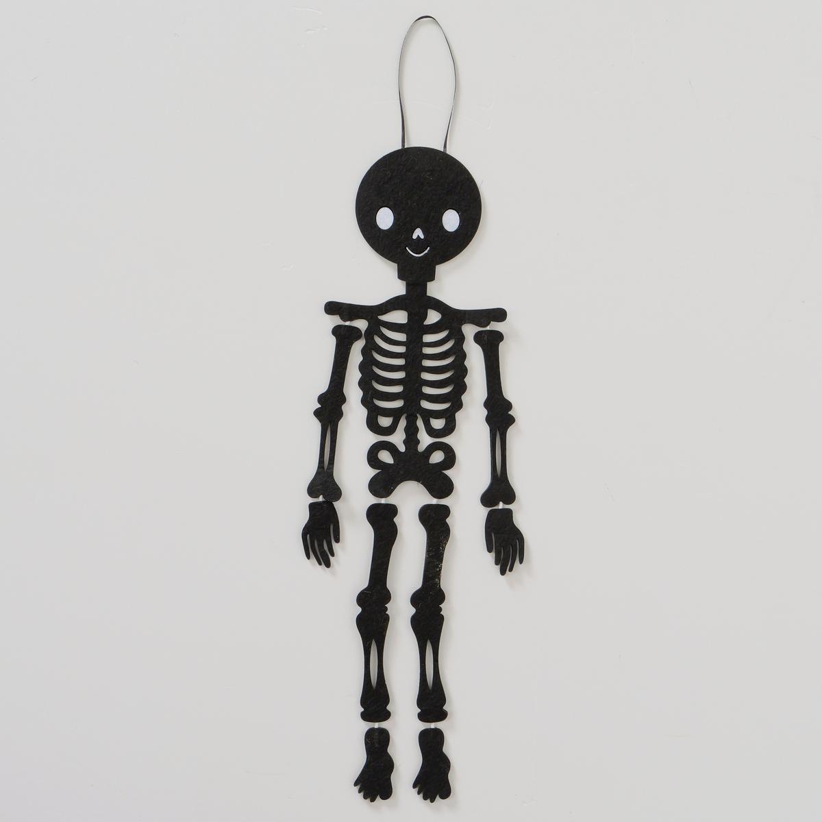 Dekohänger Rattle I Schwarz - Schwarz, Basics, Textil (17/59/0,5cm) - Mömax