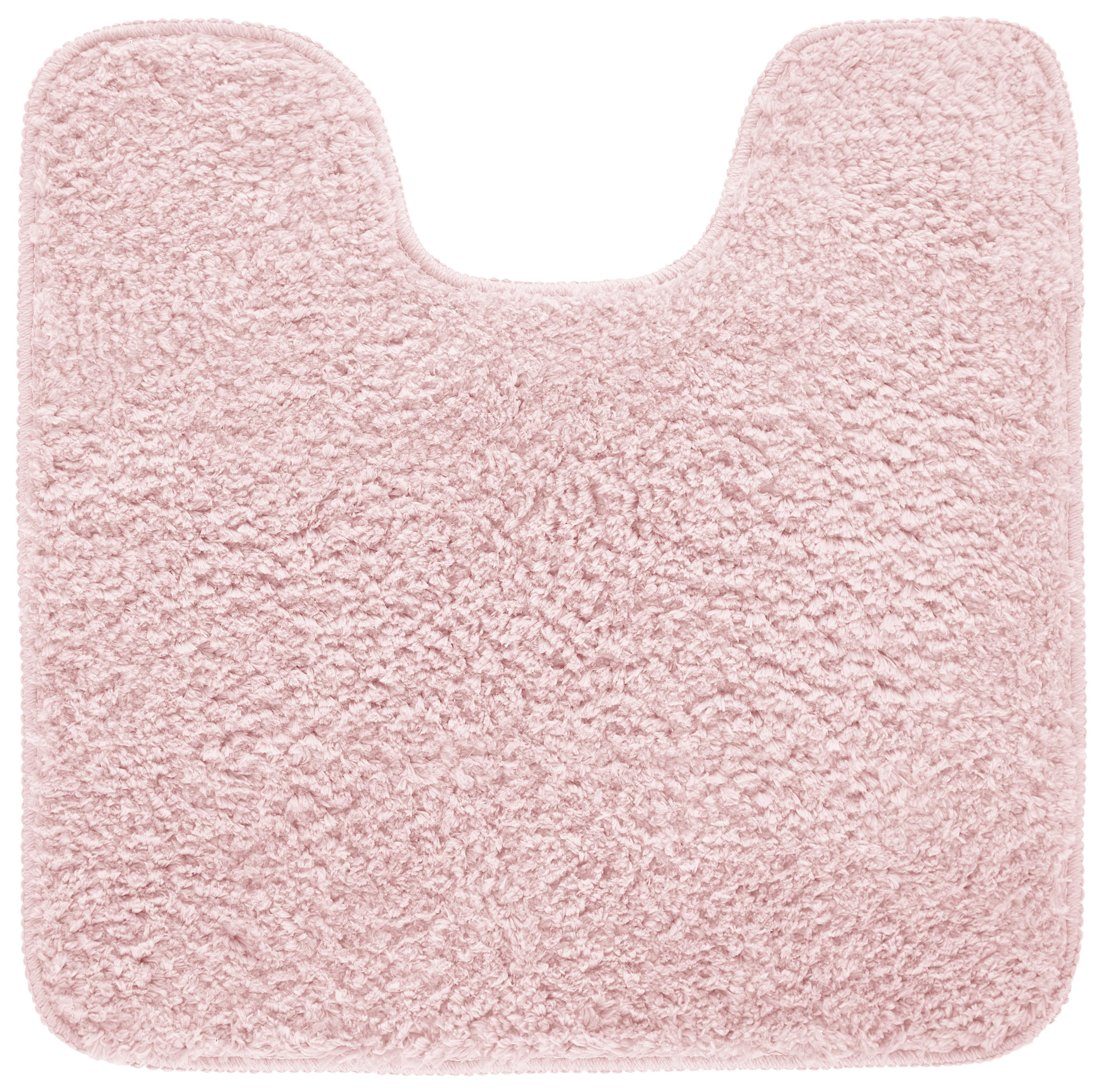 Wc-preproga Vivien - roza, tekstil (50/50cm) - Premium Living