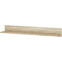 Zidna Polica Lorenzo - sonoma hrast, pločasti materijal (130,2/17/20,4cm) - Modern Living