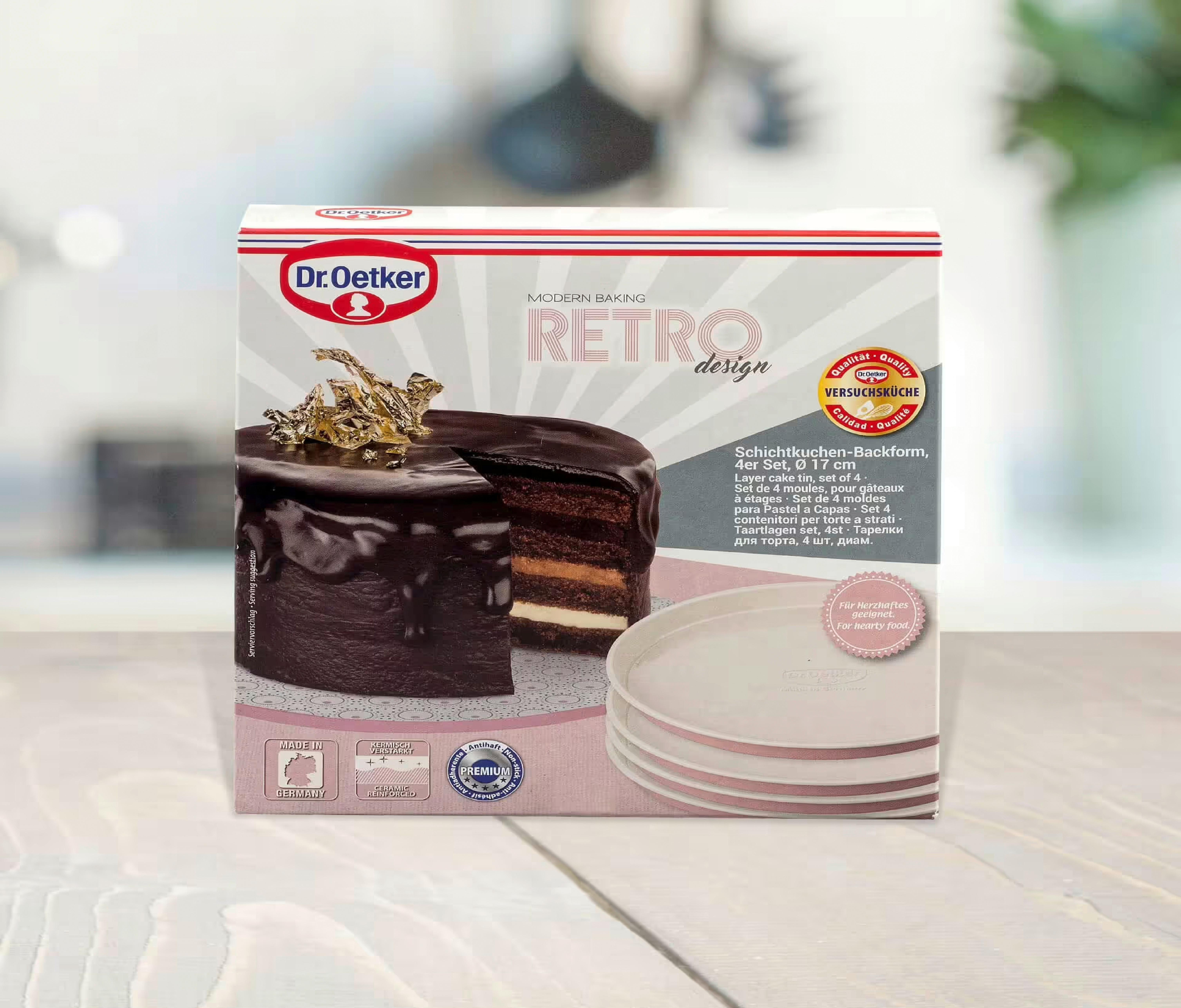 Pekači Za Večplastno Torto Retro - Basics (17cm) - Dr.Oetker