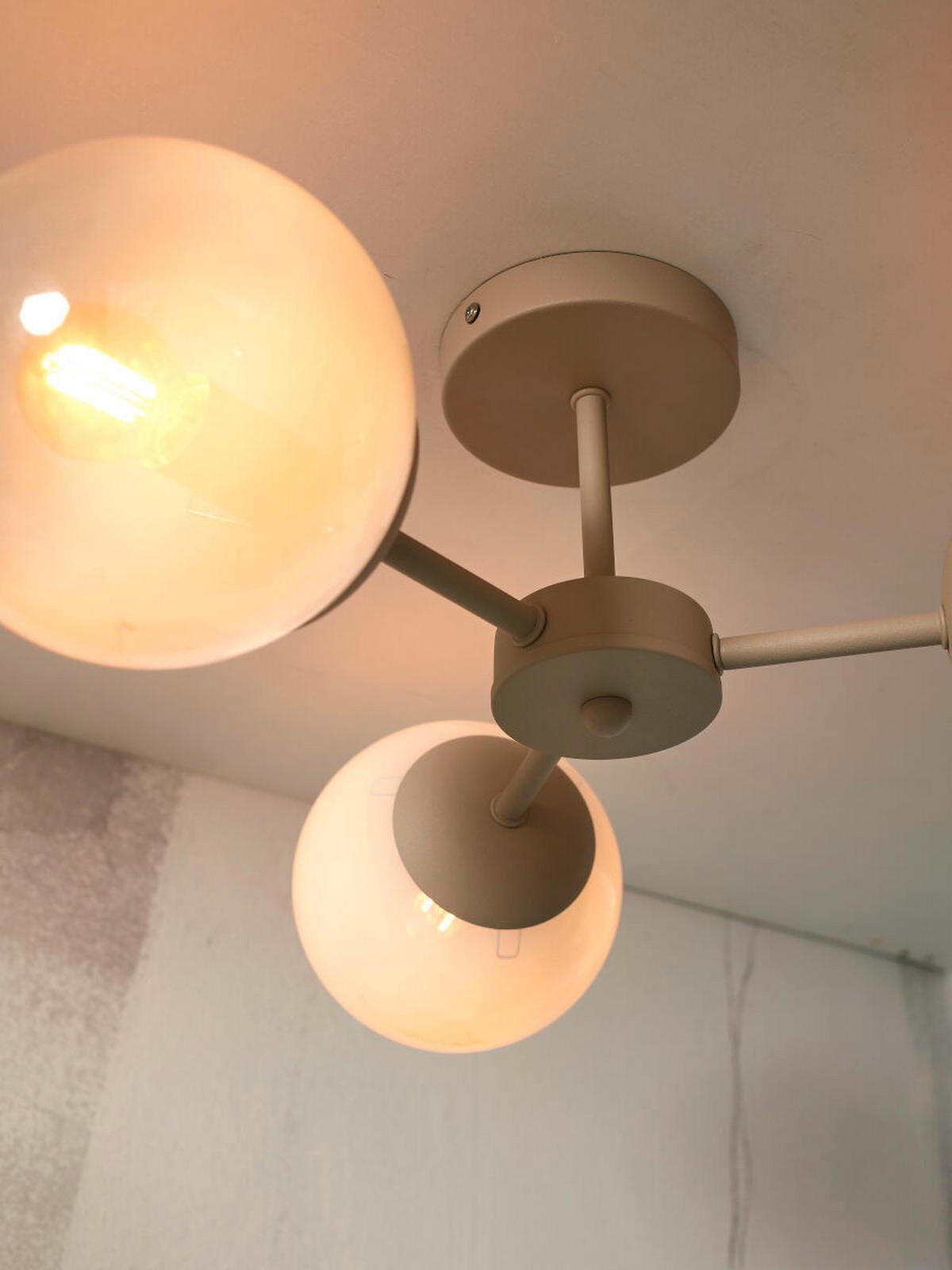 LAMPA WISZĄCA ASPEN/C3/W - biały, Trend, szkło (54/22,5cm) - It's about Romi