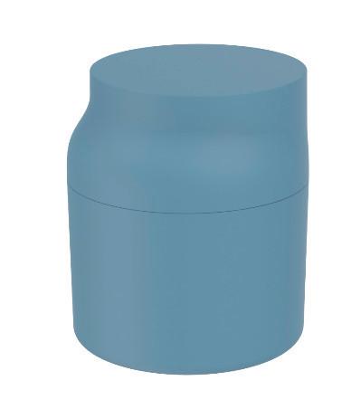 Organizator pentru cosmetice NAIME - albastru, Modern, plastic (10/11,5cm) - Premium Living