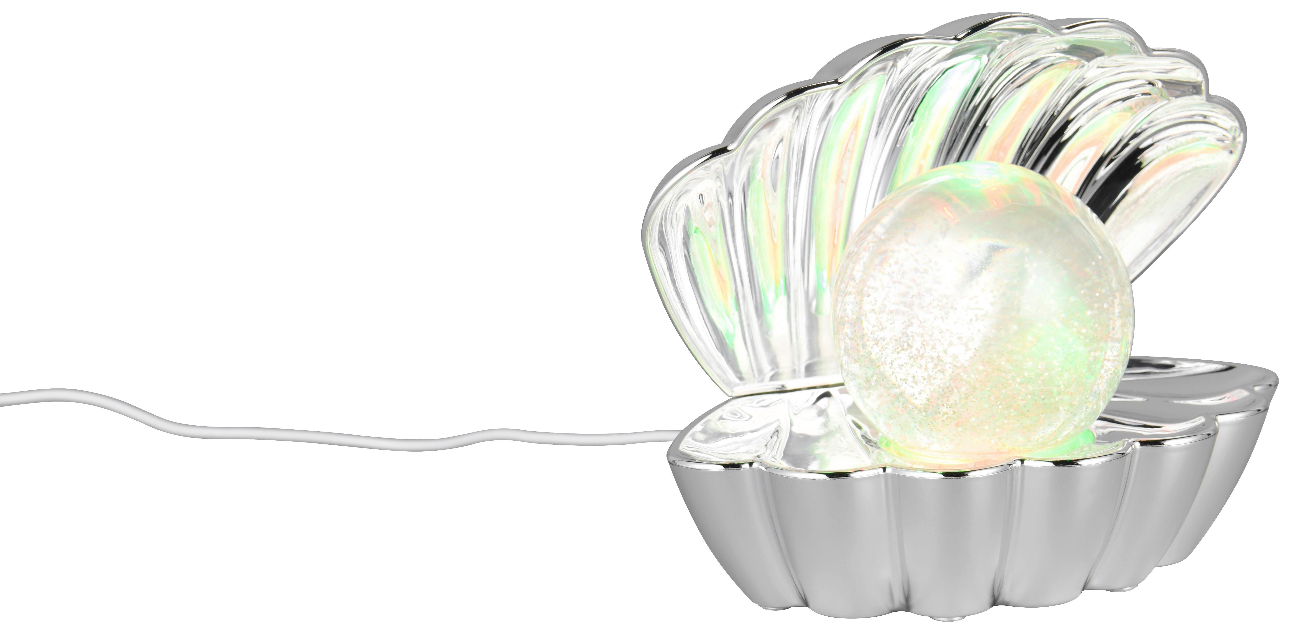 LED-DEKORATIONSLAMPA ALFRED - kromfärg, Modern, plast (17,5/12,5/14,5cm) - Mömax