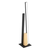 Led-tischleuchte Panagria - Weiss/Schwarz, Design, Holz/Metall (4,5/7,5/45,5cm) - Eglo