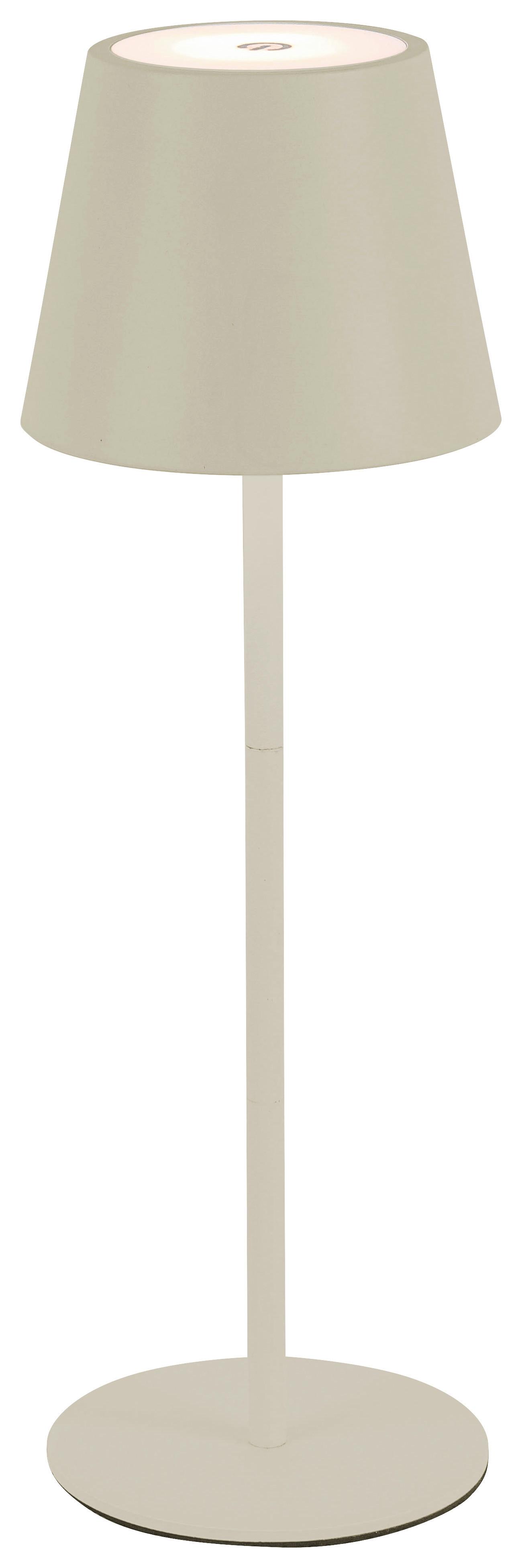 LED-Tischleuchte Noemi Sandfarben max. 3 Watt - Sandfarben, KONVENTIONELL, Kunststoff/Metall (10,5/17-36cm) - Mömax