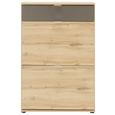 Kommode in Eichefarben - Eichefarben/Anthrazit, MODERN, Holzwerkstoff/Kunststoff (72,0/108,5/37cm) - Mömax modern living Kommode in Eichefarben - Eichefarben/Anthrazit, MODERN, Holzwerkstoff/Kunststoff (72,0/108,5/37cm) - Mömax modern living