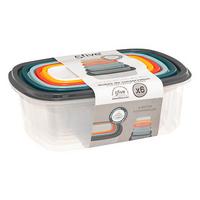 Set Kutija Za Hranu Colors 6 - Osnovno (26/9/19cm)