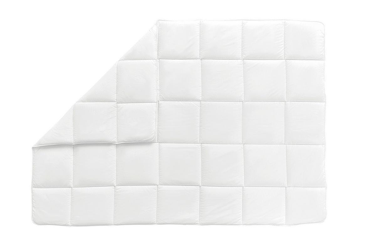 Bettdecke Corbell Silikonize ca. 135x200x7 cm Weiß - Weiß, Basics, Textil (135/200/7cm) - Yatas