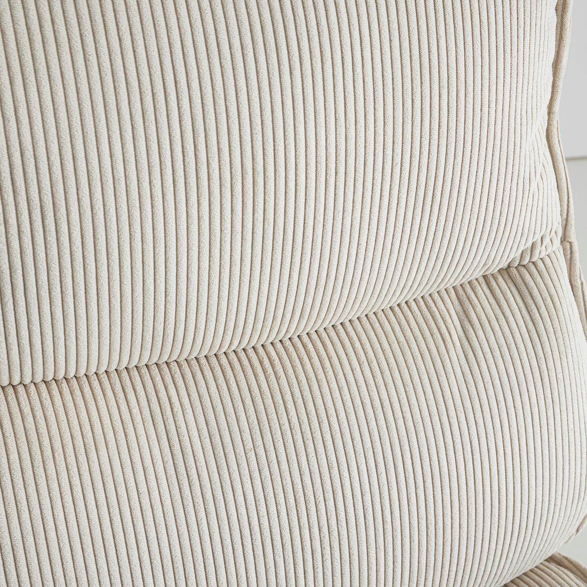 Drehstuhl Bronx Creme - Creme/Schwarz, MODERN, Textil/Metall (53/99-109/67cm) - Mömax