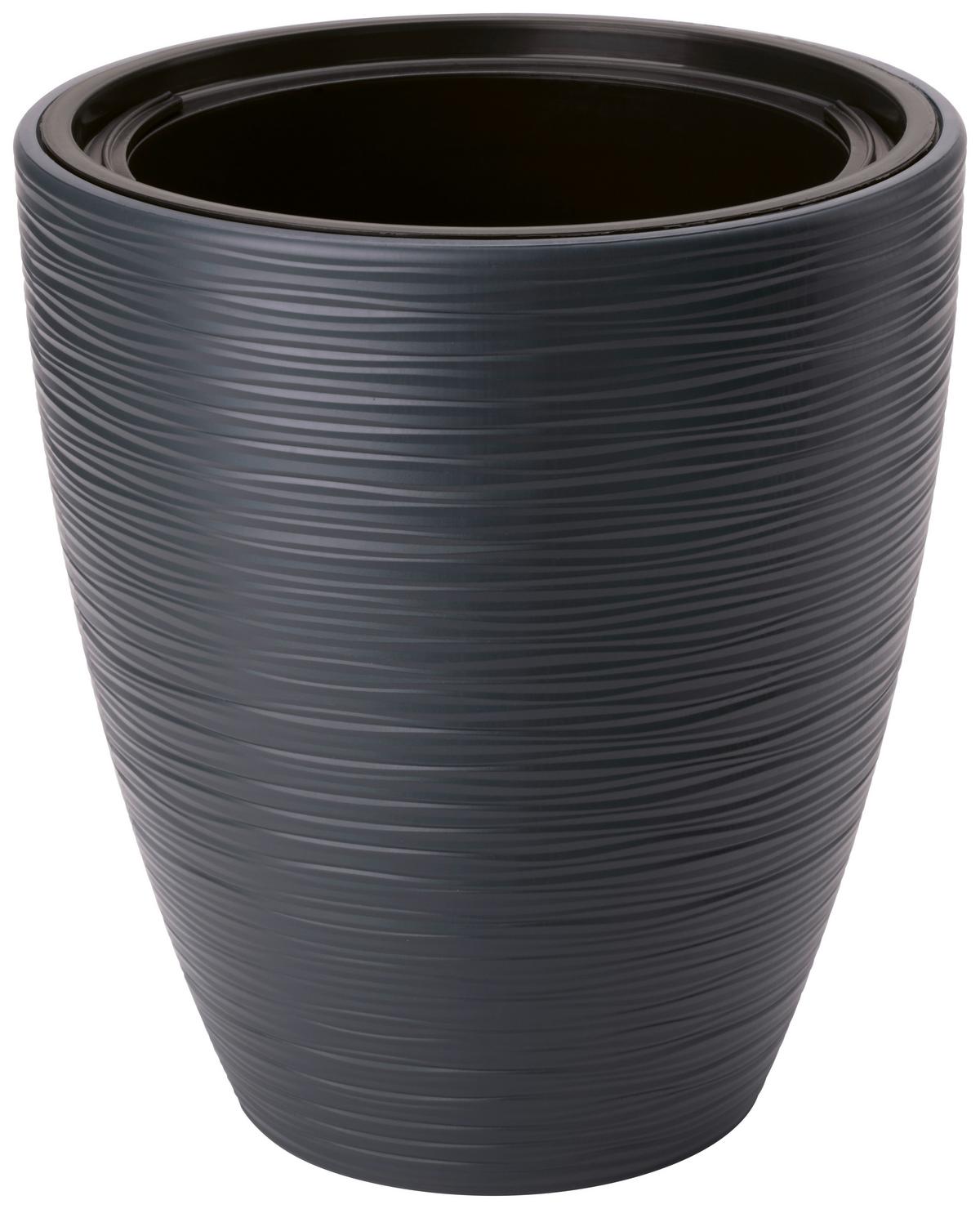 Mască pentru ghiveci Gubo 30 - antracit, Konventionell, plastic (29,0/32cm) - Mömax