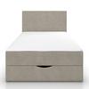 BOXSÄNG ACE - beige/svart, Modern, trä/textil (120/200cm) - Bessagi Home