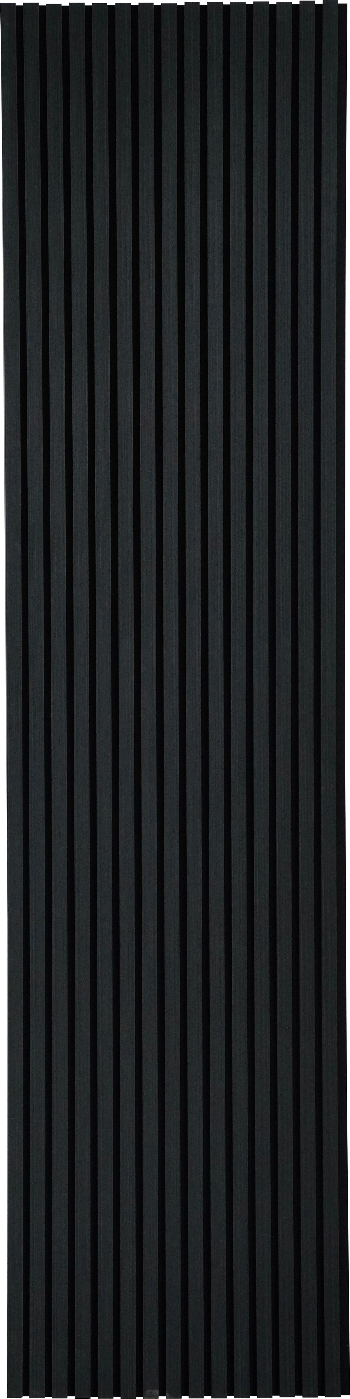 Akustikpaneel Noise Schwarz/Eiche Dunkel - Eiche dunkel/Schwarz, MODERN, Holz/Holzwerkstoff (60/120/2,1cm)