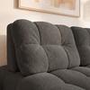 SCHLAFSOFA LIARA - Dunkelgrau/Schwarz, MODERN, Holz/Textil (137/87/110cm) - Bessagi Home