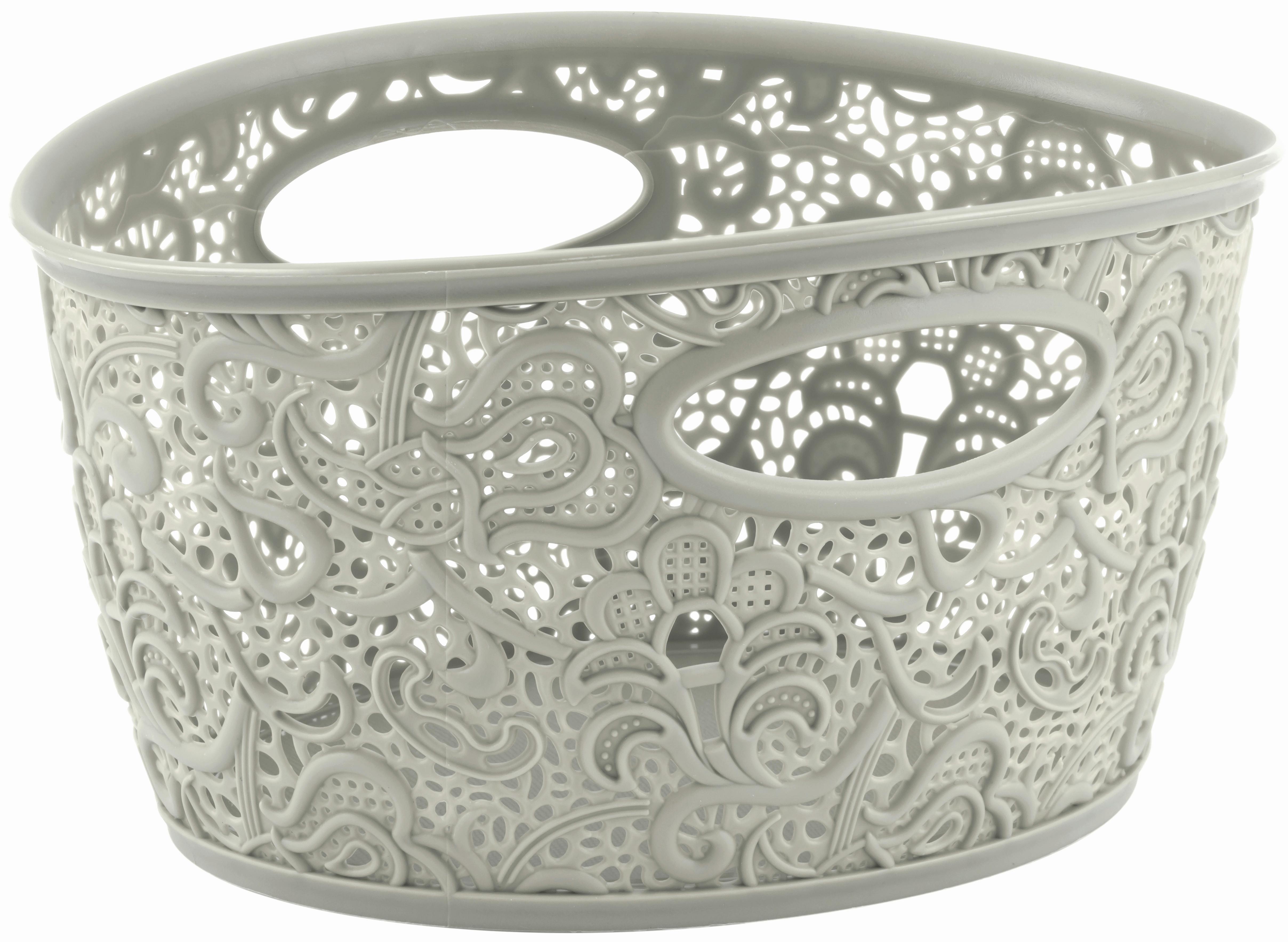 Kosár Curver Victoria Mini - fehér, műanyag (12/17/22cm)