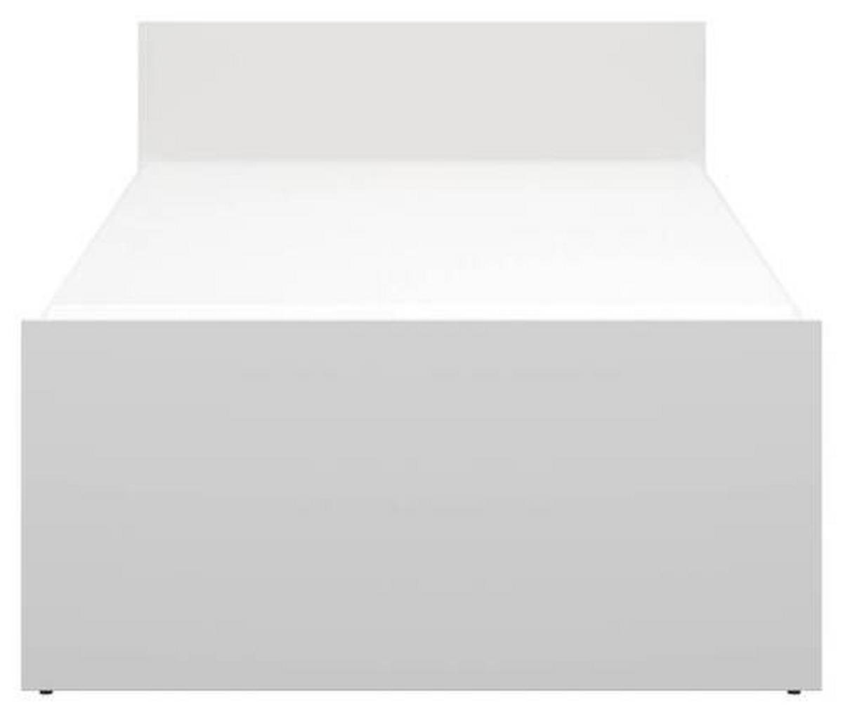 Bett Nepo Plus ca. 90x200 cm Weiß - Weiß, MODERN, Holz/Holzwerkstoff (90/200cm) - MID.YOU