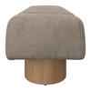 SITTBÄNK ALINA - ljusbrun/naturfärgad, Modern, trämaterial/trä (140/45/45cm) - Bessagi Home