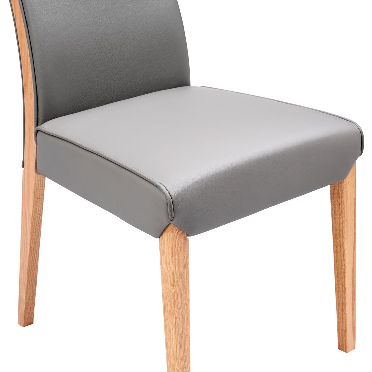 KRZESŁO ALBERTO - Konventionell, skóra/drewno (47/104/61cm) - Livetastic