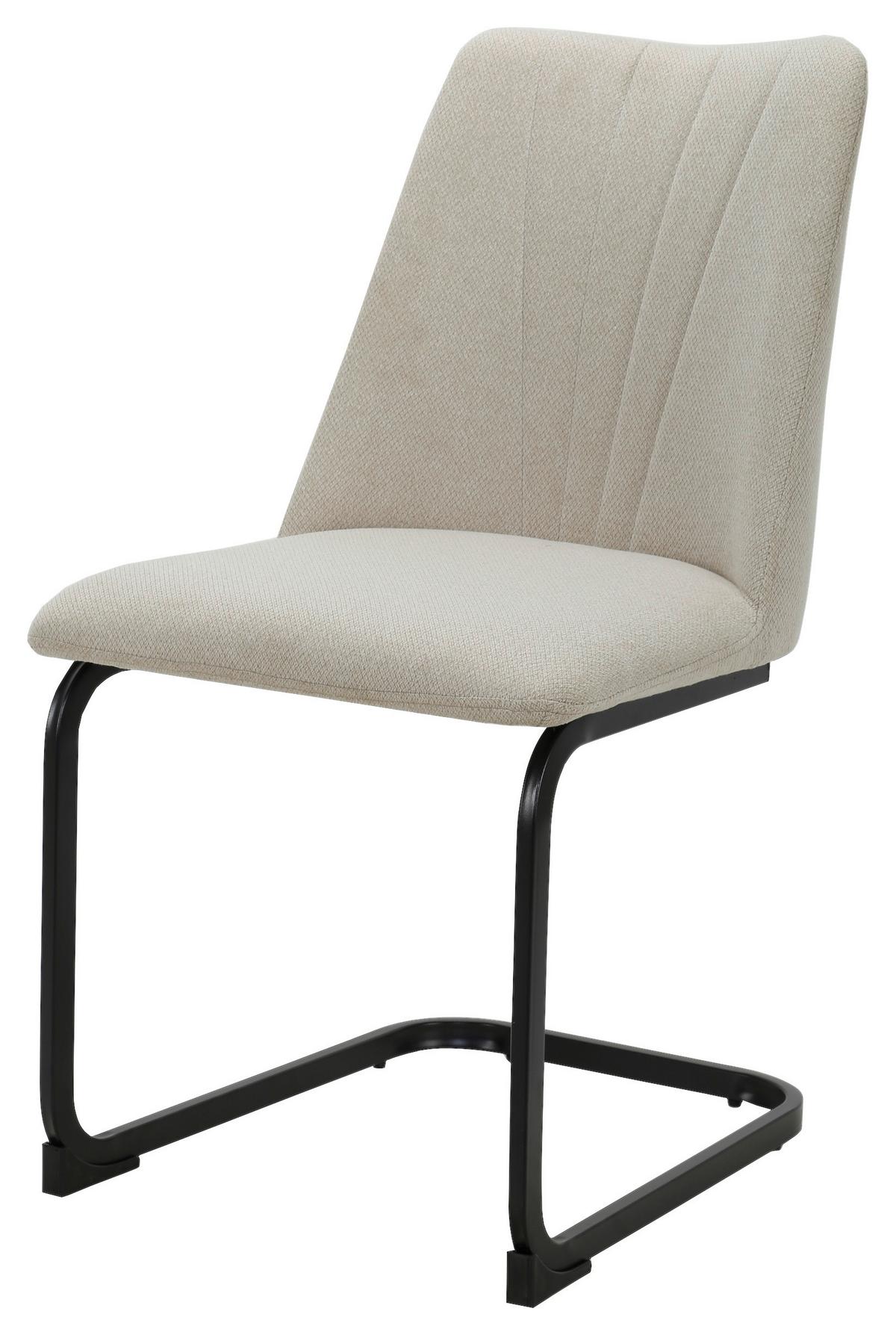 Nihajni Stol Tara - črna/bež, Moderno, kovina/tekstil (46/85,5/59cm) - Mömax