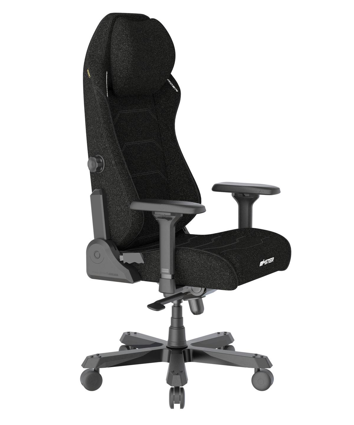 Gamingstuhl Master Schwarz - Schwarz, KONVENTIONELL, Textil/Metall (70/133/70cm) - Dxracer