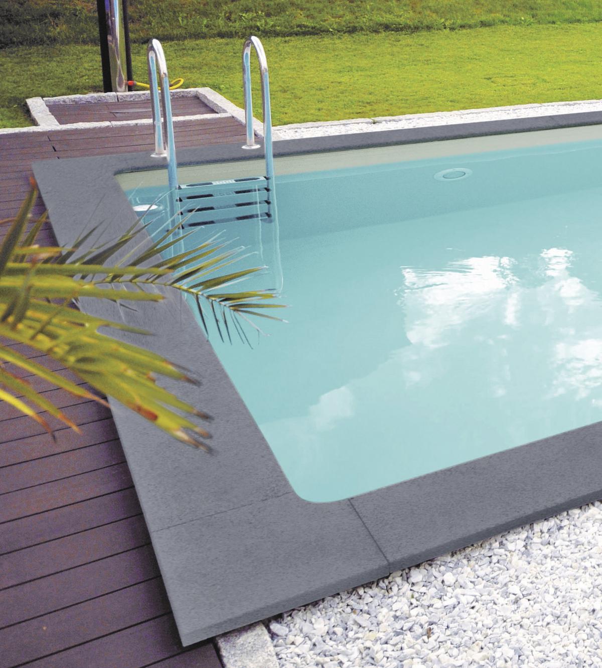 Schwimmbecken Styropor ca. 700x350x150cm - Blau, Basics, Kunststoff (700/350/150cm)
