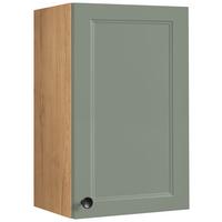 Küchenoberschrank Cascada Grün - Eichefarben/Schwarz, MODERN, Holzwerkstoff/Metall (45/72/35cm) - Nobilia