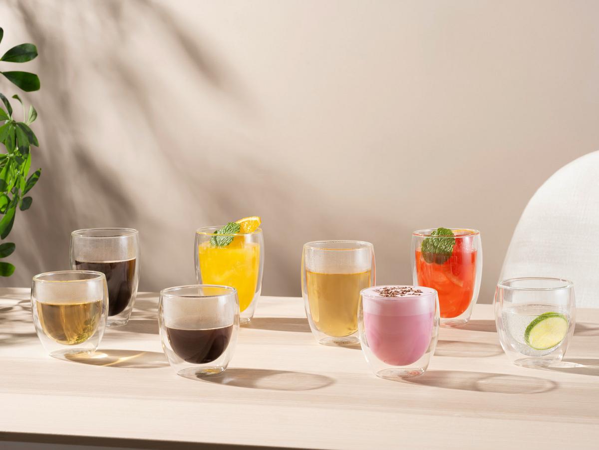 Gläserset Bodum Transparent, 8-teilig - Transparent, MODERN, Glas (20/20/22cm)