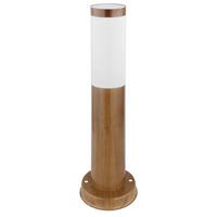 Außenleuchte Boston in Braun max. 60 Watt - Opal/Braun, Basics, Kunststoff/Metall (12,7/45cm) - Globo