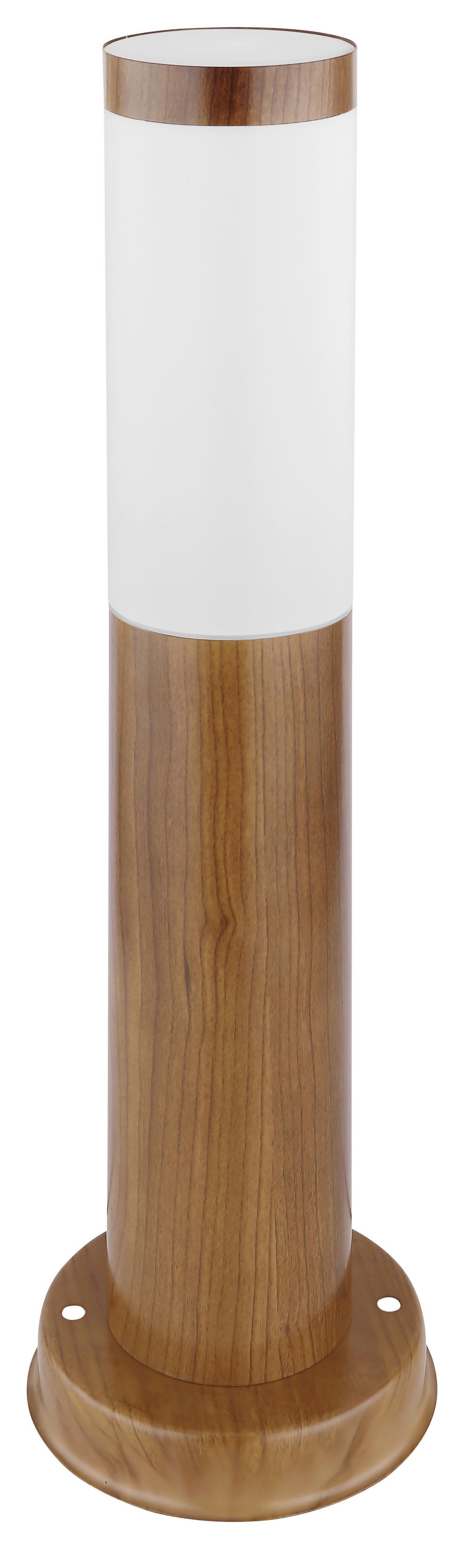 Außenleuchte Boston in Braun max. 60 Watt - Opal/Braun, Basics, Kunststoff/Metall (12,7/45cm) - Globo