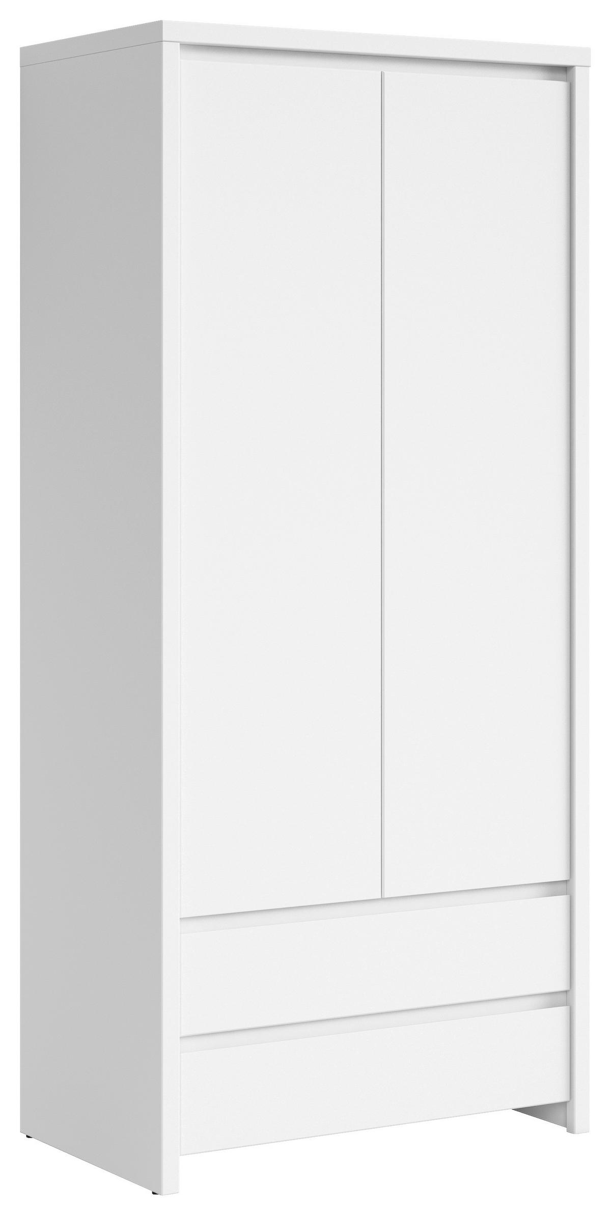DULAP USI ROTATIVE KASPIAN - alb, Modern, material pe bază de lemn (90/200,5/55,5cm) - Modern Living