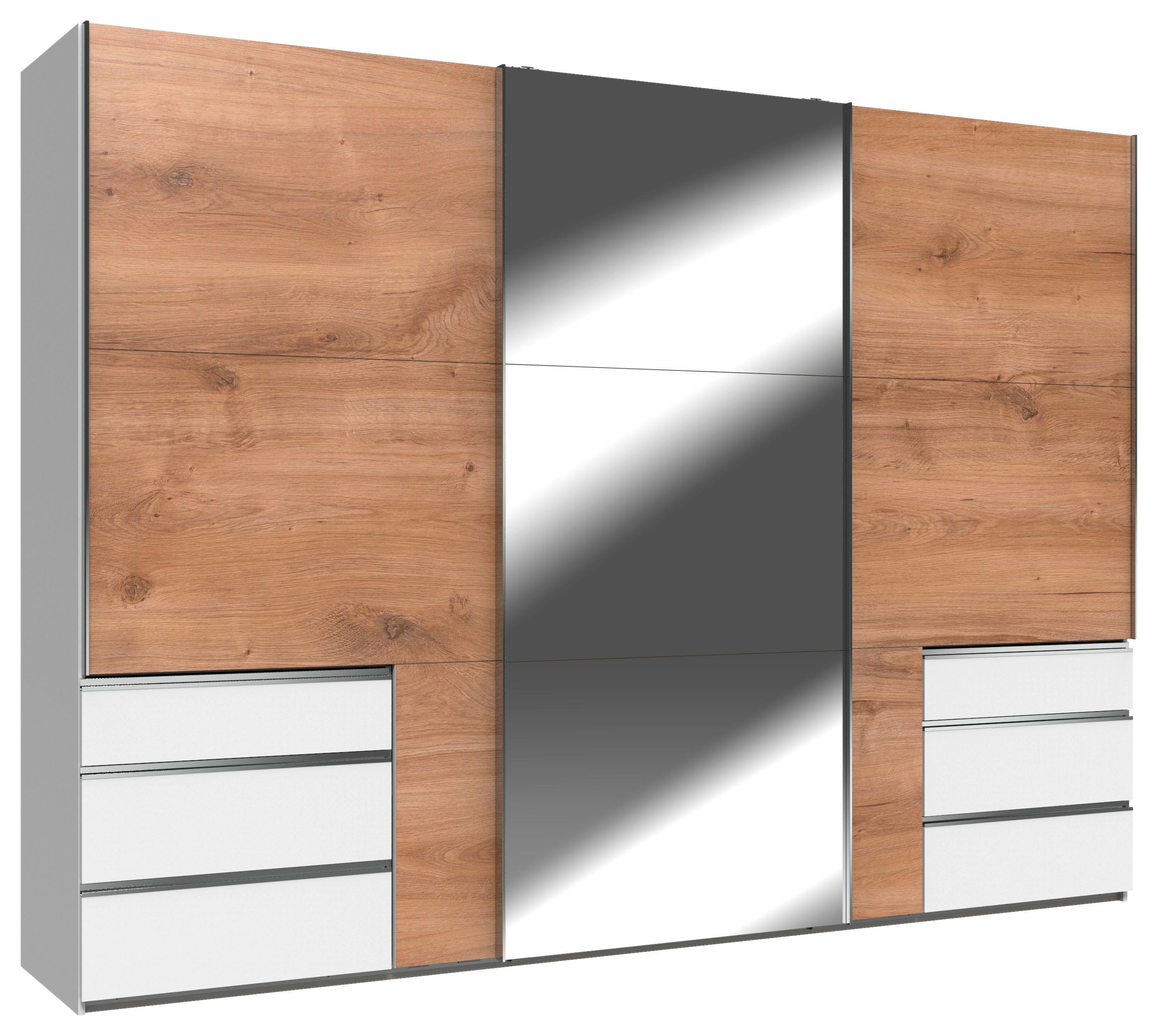 Ormar S Kliznim Vratima Level 36a - bijela/boje hrasta, Moderno, drvni materijal (300/216/65cm) - Modern Living