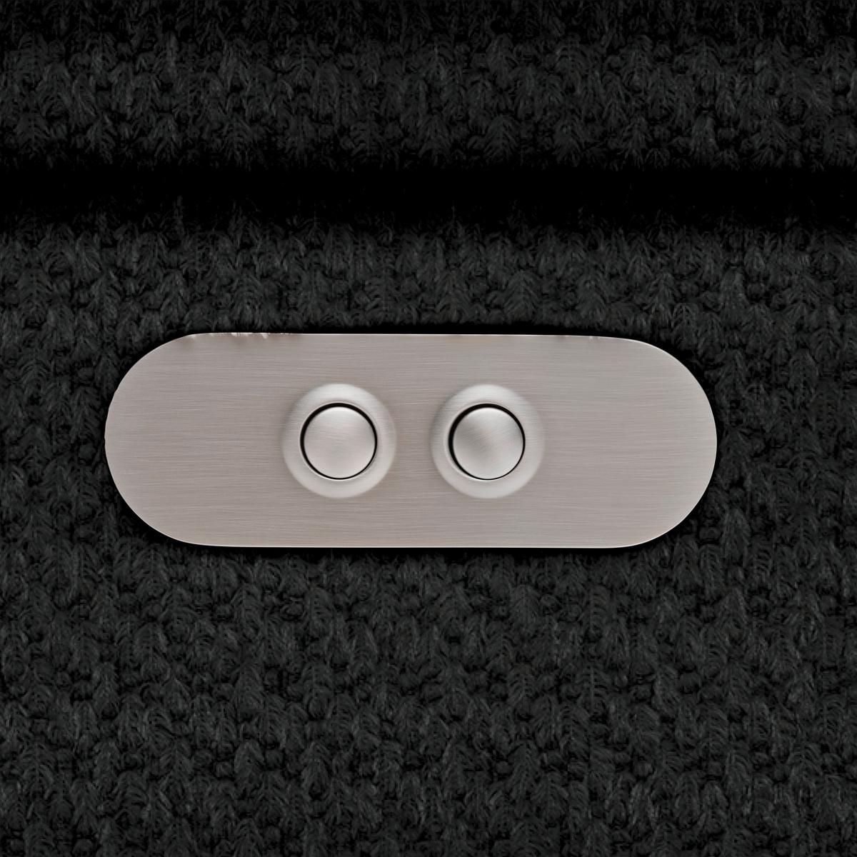 Kutna Garnitura Gremio - crna/antracit, Moderno, tekstil/plastika (283/206cm) - Modern Living