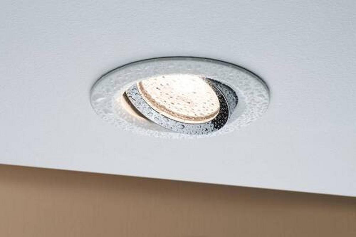 Deckenleuchte Nova Alufarben/Zinkfarben max. 35 W - Basics (7,8cm) - Paulmann