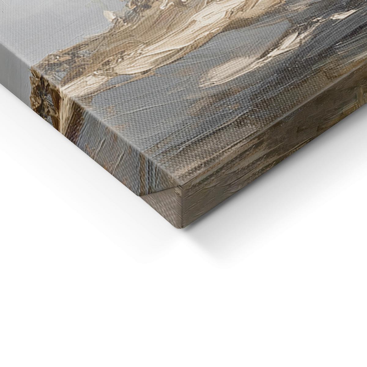 Leinwandbild HP055 Serene Lake Multicolor ca. 70x100cm - Multicolor, Basics, Holz/Textil (70/100cm)