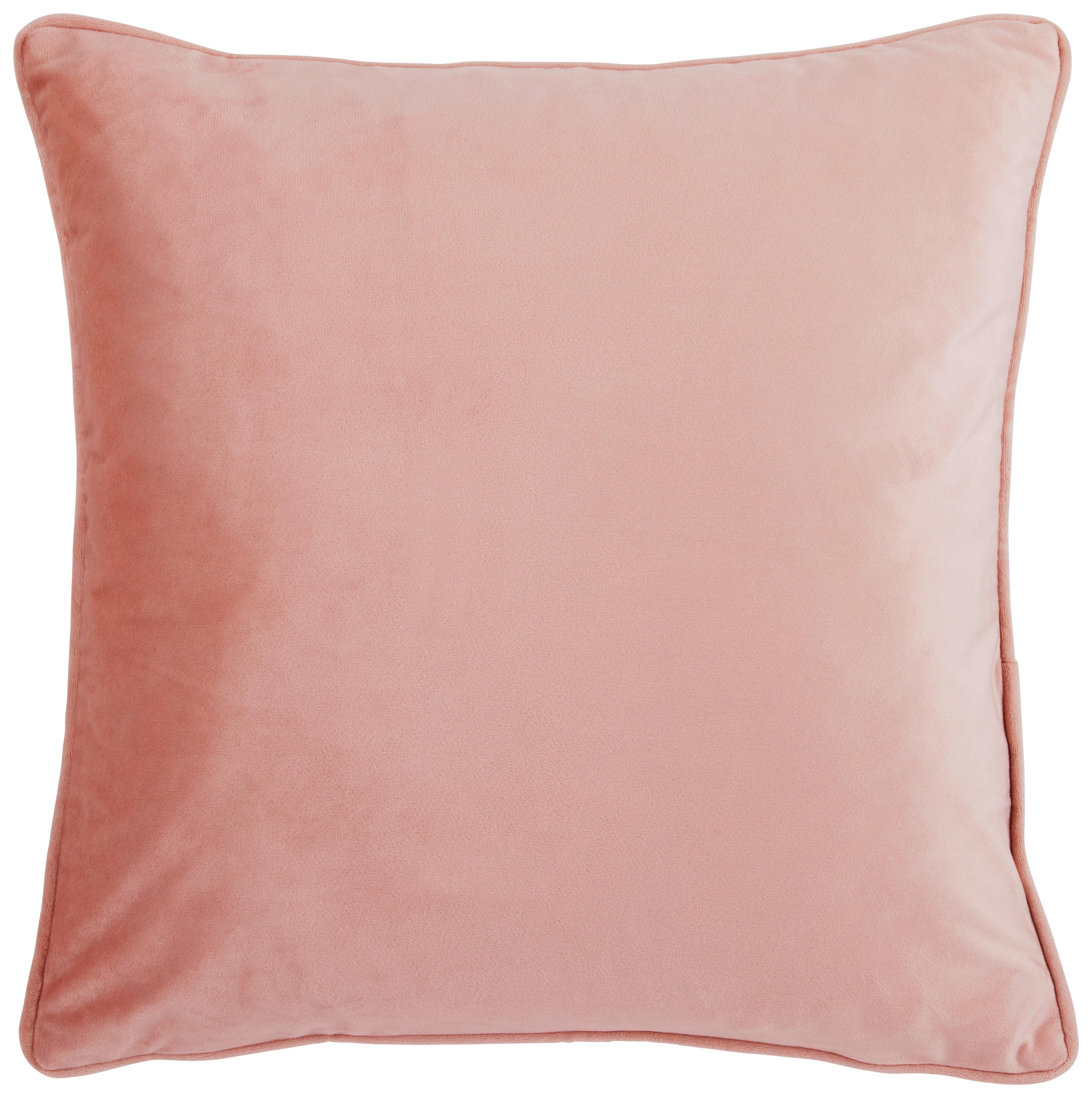 Zierkissen Viola in Altrosa ca. 45x45cm - Romantik / Landhaus (45/45cm) - Modern Living